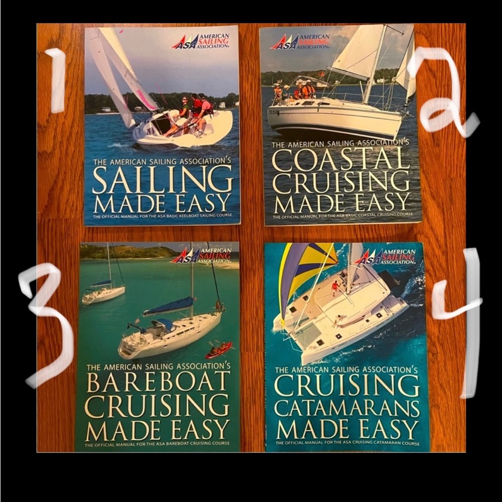 ASA American Sailing Association Certification Book Cost is per book. Firm. NWT